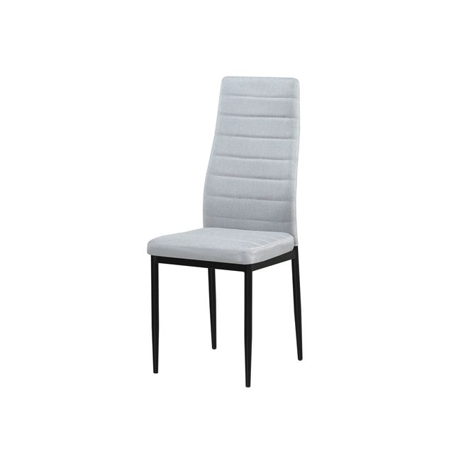 Καρέκλα “JETTA” μεταλλική-pvc σε cappuccino χρώμα 40x50x95