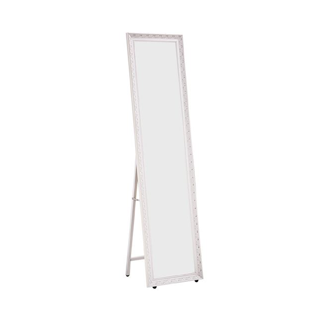 Καθρέπτης δαπέδου “MIRROR” σε χρώμα λευκό antique 37×2,50×146