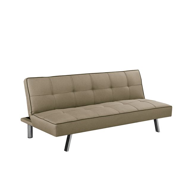 Καναπές-κρεβάτι “KAPPA” υφασμάτινος σε μπεζ χρώμα 175x83x74