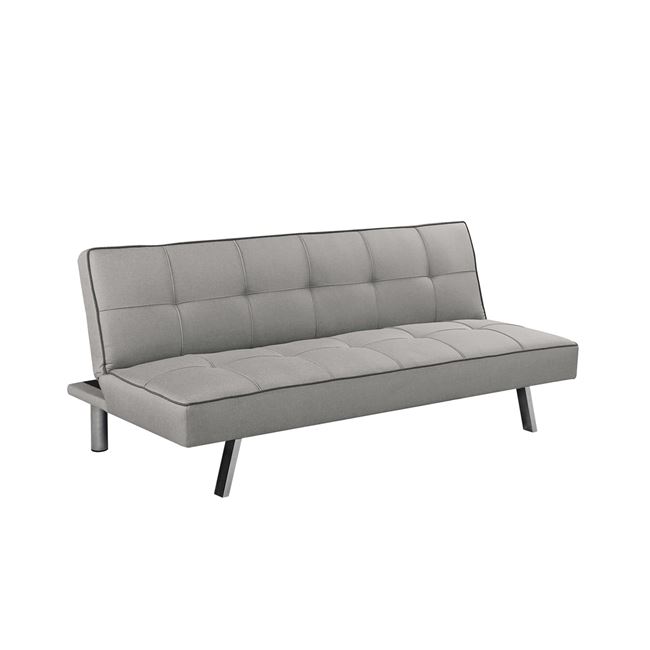 Καναπές-κρεβάτι “KAPPA” υφασμάτινος σε γκρι χρώμα 175x83x74