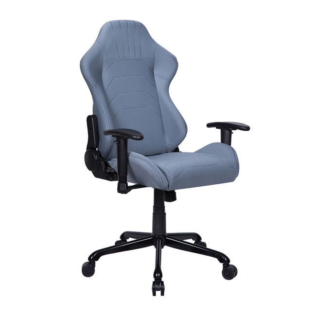 Πολυθρόνα “GAMING” υφασμάτινη σε χρώμα γκρι 68x55x125