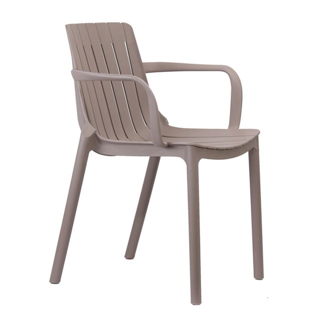 Πολυθρόνα “PALMER” πολυπροπυλενίου σε χρώμα sand-beige 54x56x78