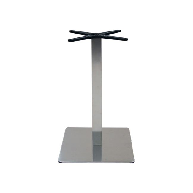 Βάση τραπεζιού “PRESTON” μεταλλική σε inox χρώμα 45x45x72