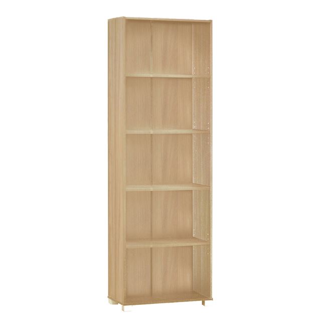 Βιβλιοθήκη “DECON” σε χρώμα σημύδας 60x30x186