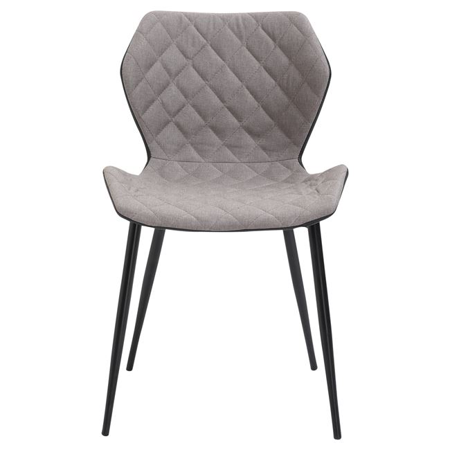 Καρέκλα “DAVID” μεταλλικό-υφασμάτινο σε χρώμα cappuccino 48x51x85