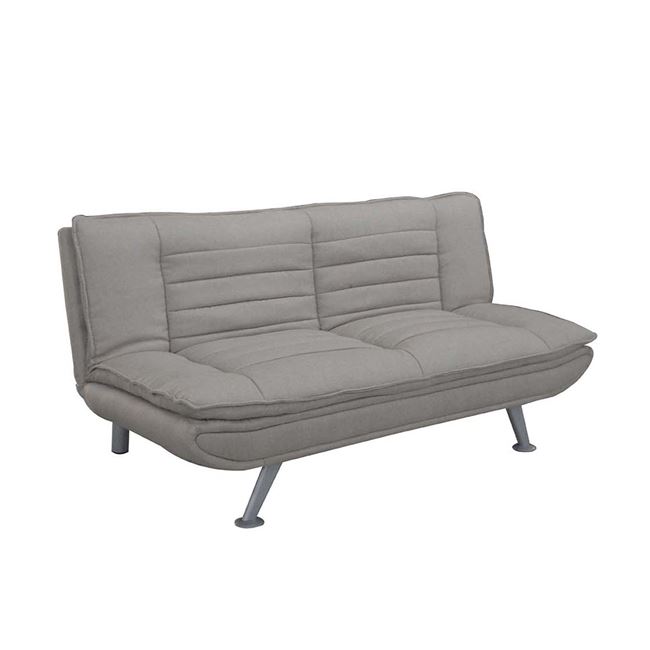 Καναπές-κρεβάτι “ELVIRA” τριθέσιος από ύφασμα σε μπεζ χρώμα 183x88x85