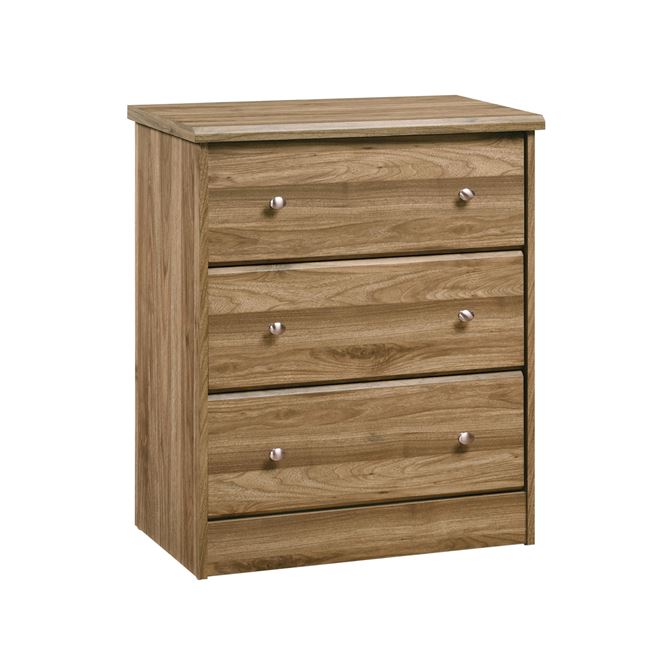 Συρταριέρα “DRAWER” με 3 συρτάρια σε χρώμα καρυδί 80x43x85