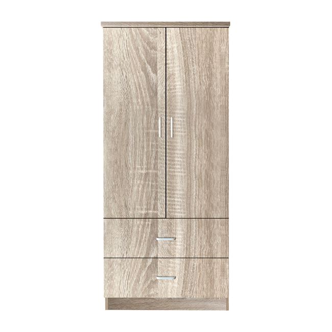 Ντουλάπα “CLOSET” δίφυλλη σε σονόμα χρώμα 80x50x180