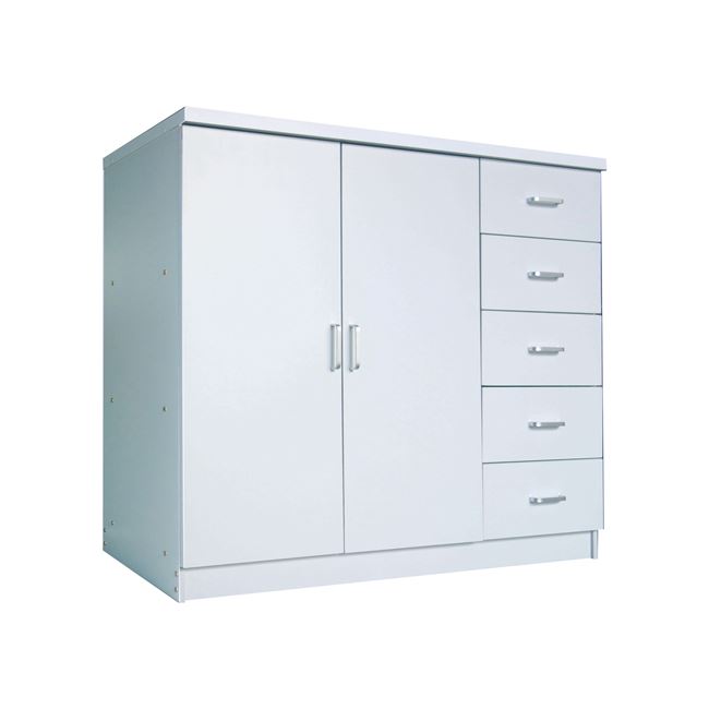 Παπουτσοθήκη-ντουλάπι σε χρώμα λευκό 120x40x100