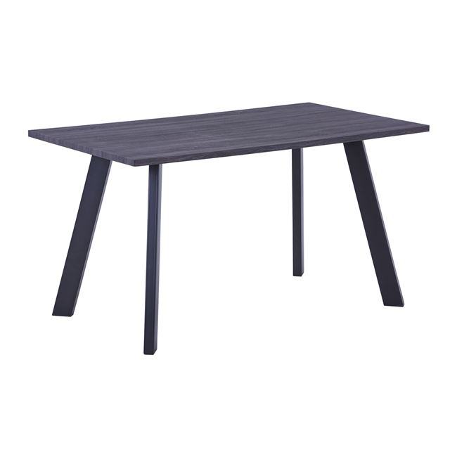 Τραπέζι "BAXTER" μεταλλικό με επιφάνεια σε χρώμα γκρι 140x80x75