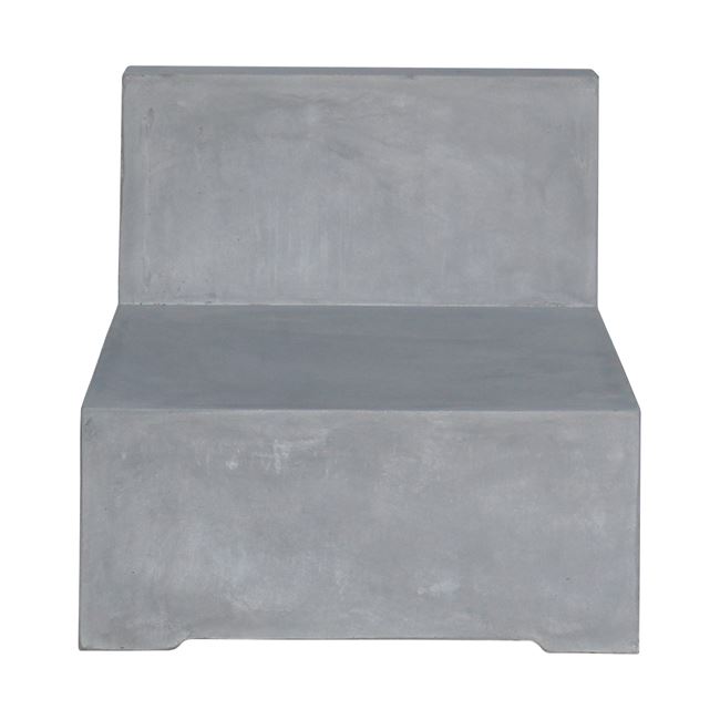 Καρέκλα “CONCRETE” από τσιμέντο σε χρώμα γκρι 68x83x65