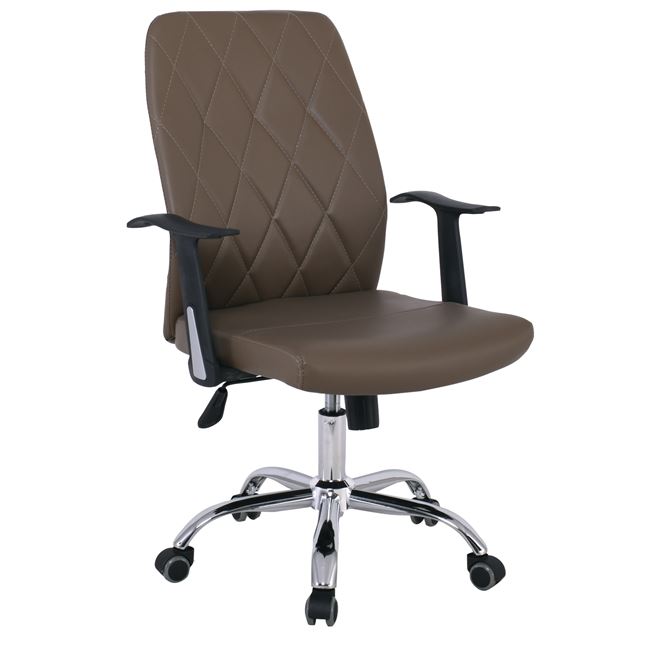 Πολυθρόνα διευθυντή “BF1450” από pu σε χρώμα cappuccino 60x60x97/107