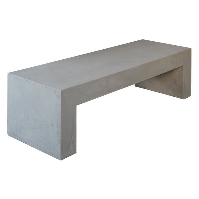 Παγκάκι “CONCRETE” από τσιμέντο σε χρώμα γκρι 150x40x40