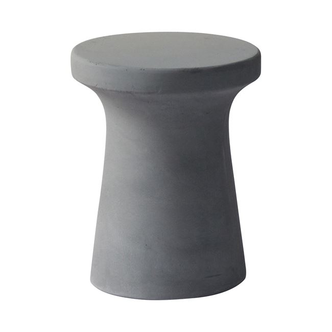 Σκαμπό “CONCRETE” από τσιμέντο σε χρώμα γκρι Φ35×45