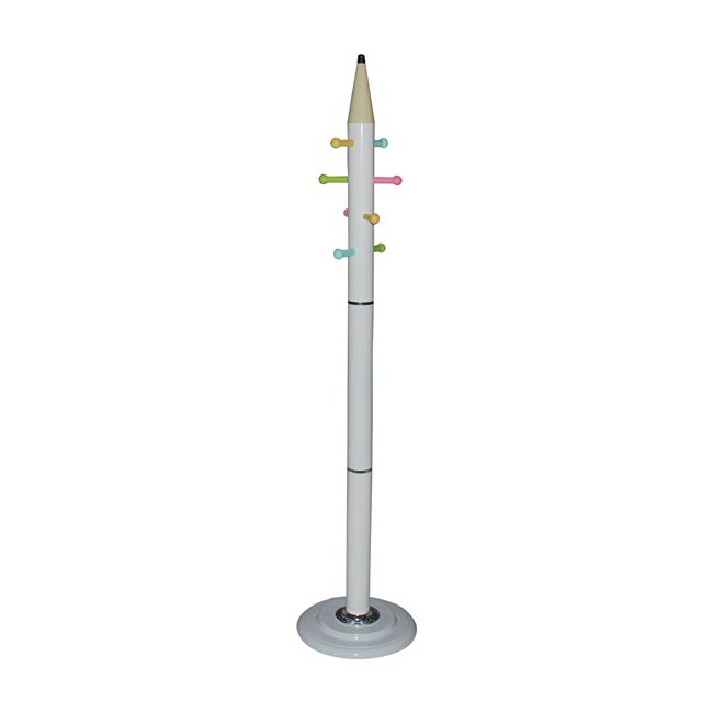 Καλόγερος “PENCIL” από μέταλλο σε χρώμα γκρι Φ37×170
