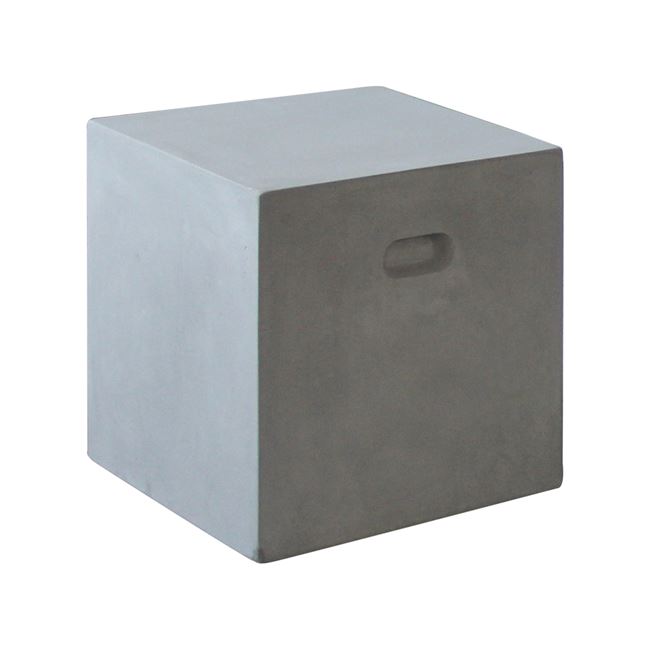 Σκαμπώ “CONCRETE CUBIC” από τσιμέντο σε γκρι χρώμα 37x37x40