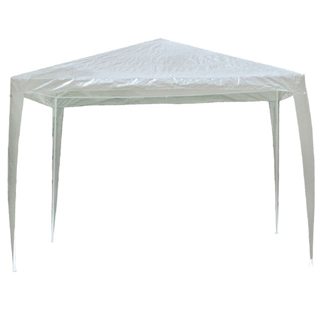 Κιόσκι “GAZEBO” 3×3 πτυσσόμενο από μεταλλικό σκελετό με ύφασμα σε λευκό χρώμα