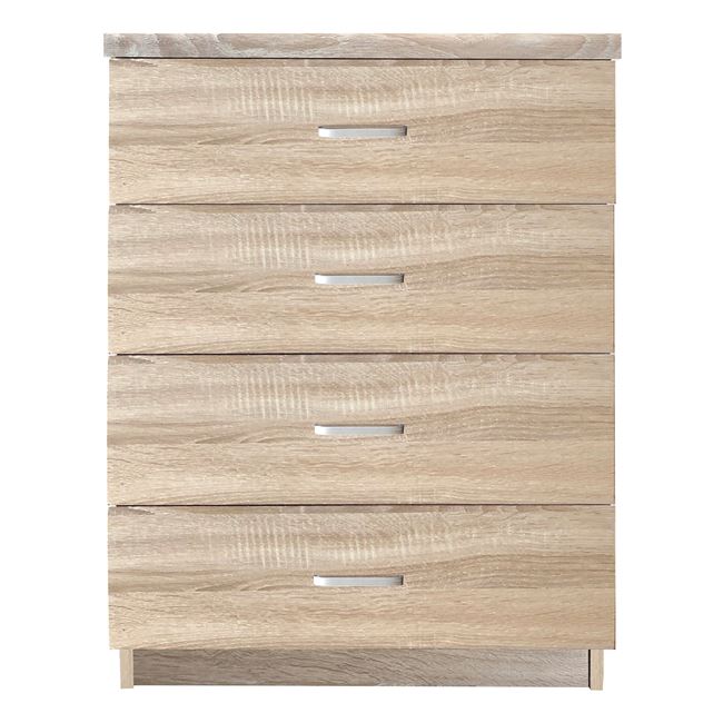 Συρταριέρα “DRAWER” από mdf σε χρώμα σονόμα 60x40x80