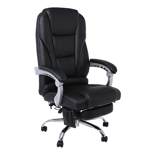 Πολυθρόνα διευθυντή relax “BF9350” από PU/PVC σε μαύρο χρώμα 68x64x118