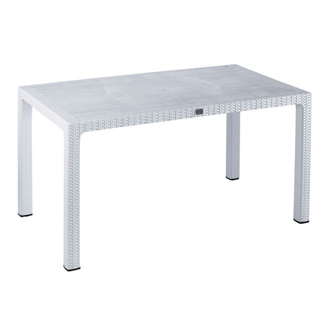 Τραπέζι “PELLO” από PP/πλαστικό σε λευκό χρώμα 150x90x73