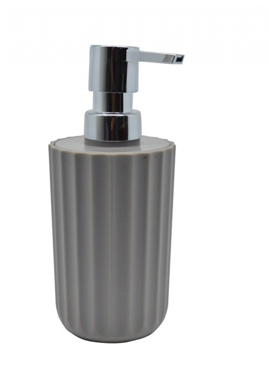Σαπουνοθήκη «DISPENSER» πλαστική σε γκρι χρώμα 7,5×18