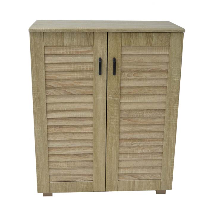 Παπουτσοθήκη από ξύλο σε φυσικό χρώμα 68x32x84,5