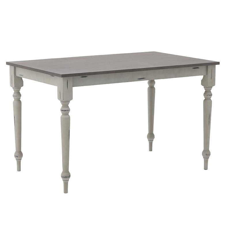 Τραπέζι ξύλινο σε γκρι-καφέ χρώμα 120x75x74