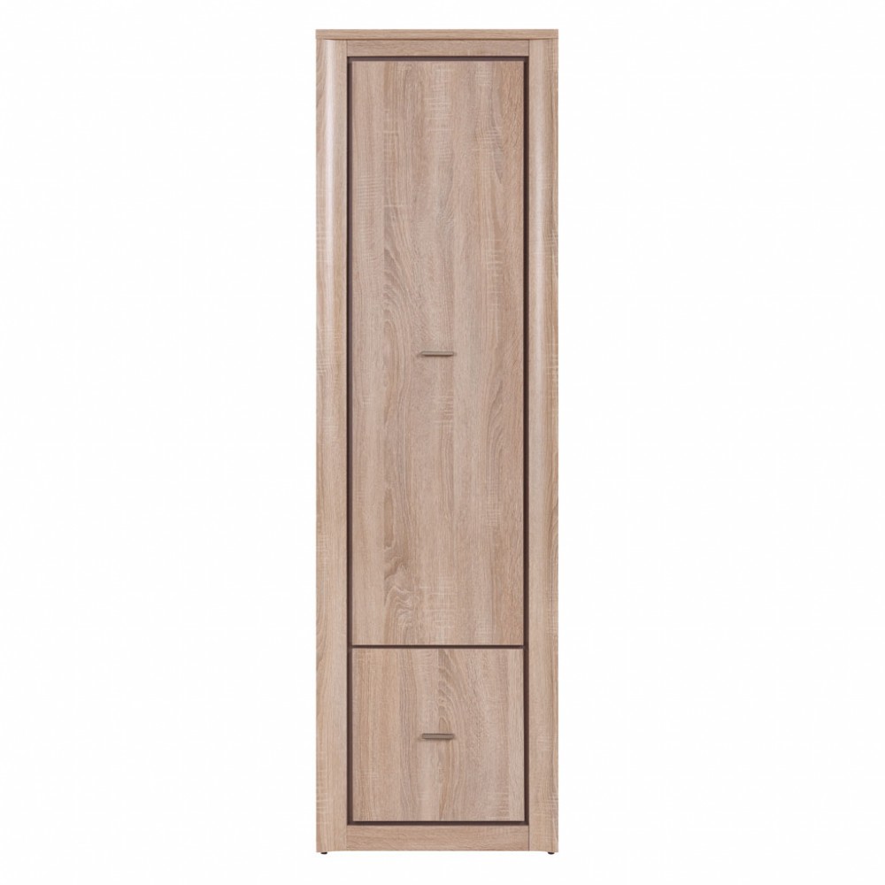 Ντουλάπα μονόφυλλη “LARSA 2D” σε sonoma-δρυς 56x43x193