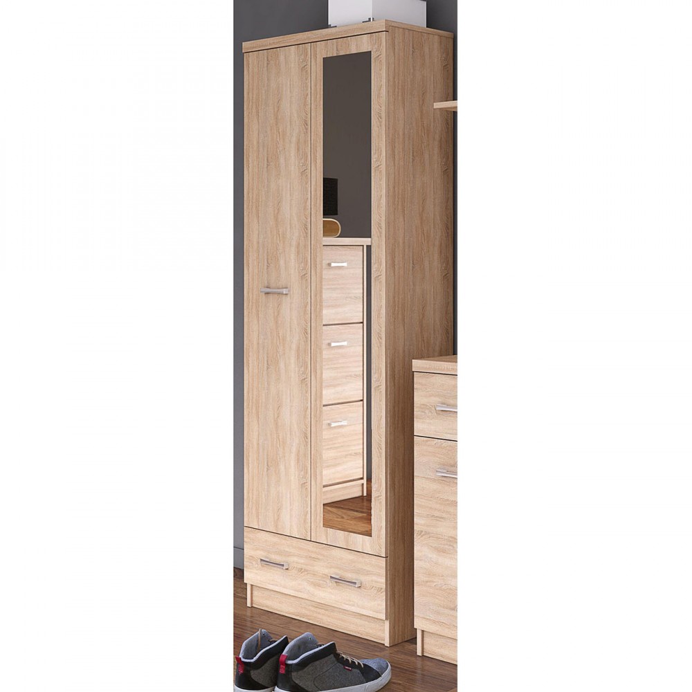 Ντουλάπα “TOP MIX” σε χρώμα σονόμα-δρυς 60x33x183