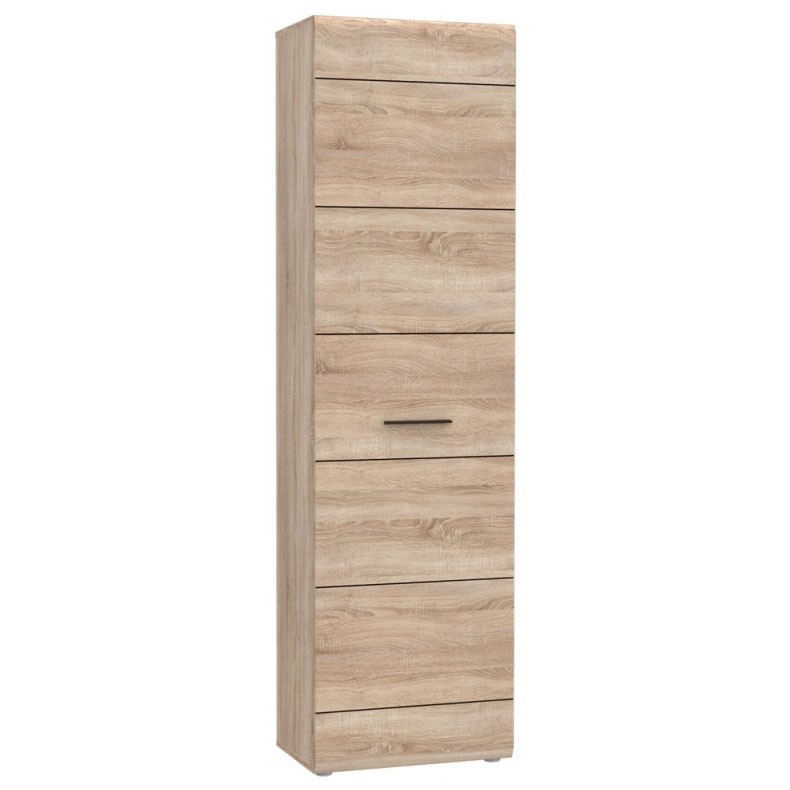 Ντουλάπα «SOLO» από mdf σε χρώμα σονόμα/βέγγε 45x58x197