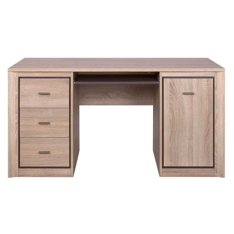 Γραφείο “LARSA” σε χρώμα σονόμα-δρυς 150x67x76