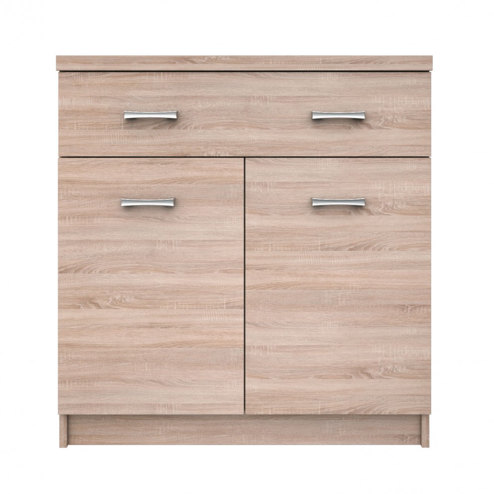 Έπιπλο εισόδου “TOP MIX” σε χρώμα sonoma 80x33x85