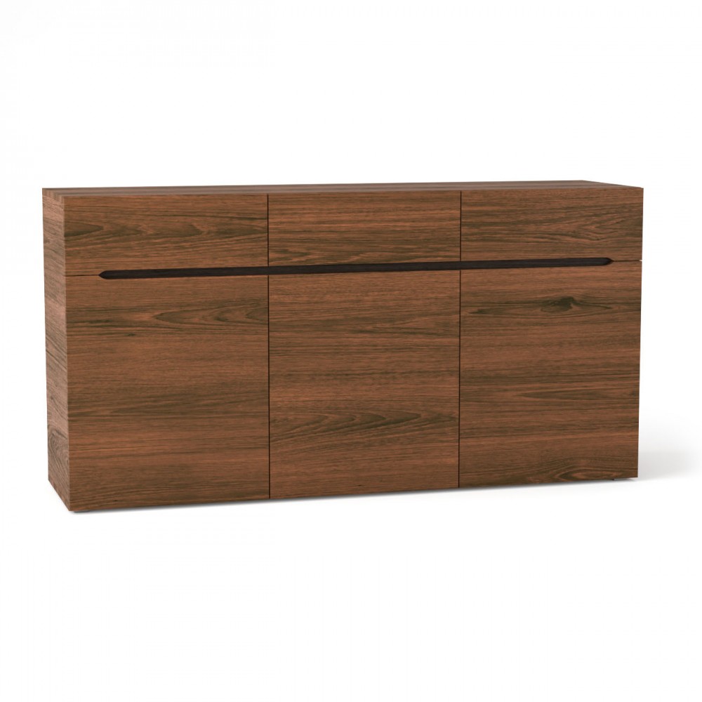 Μπουφές “OSLO” σε χρώμα καφέ-δρυς 150x41x76,7