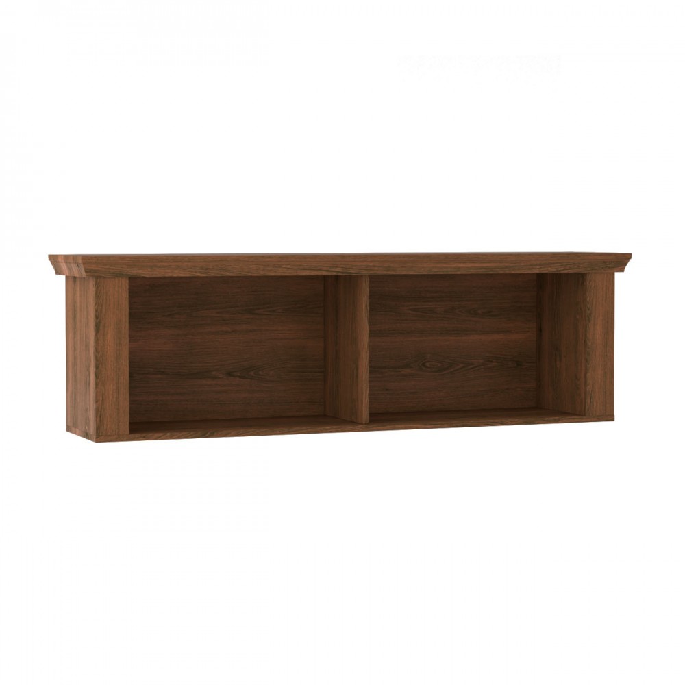 Ράφι τοίχου “ARSAL” σε χρώμα καφέ-δρυς 143.4×31.8×40