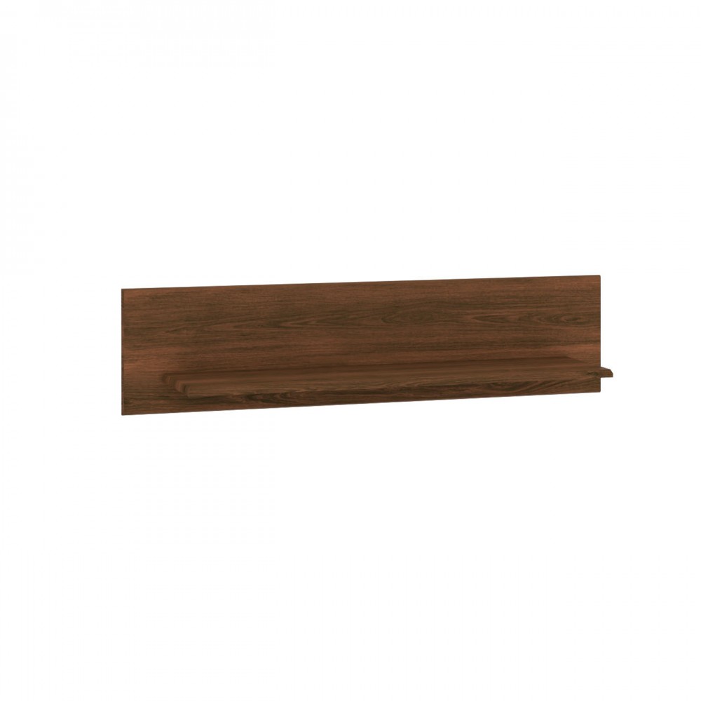 Ραφί τοίχου “ARSAL” σε χρώμα καφέ-δρυς 103,40x24x25