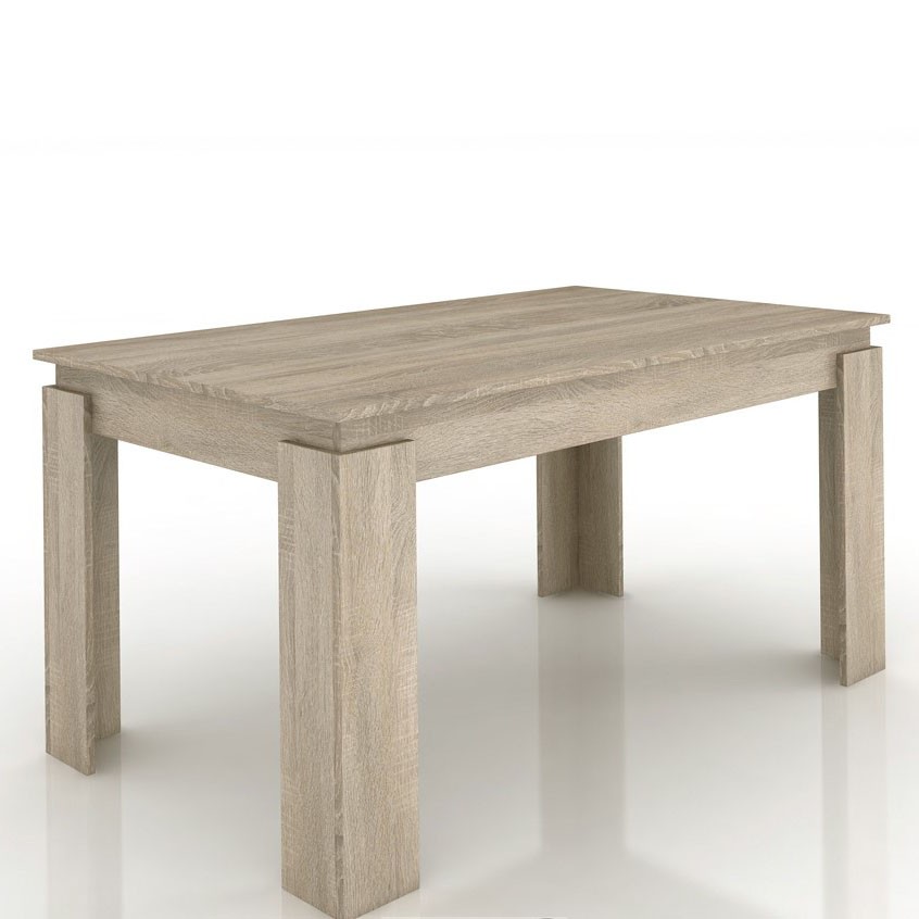 Τραπεζαρία “VIKEA” σε χρώμα σονόμα 150x90x75