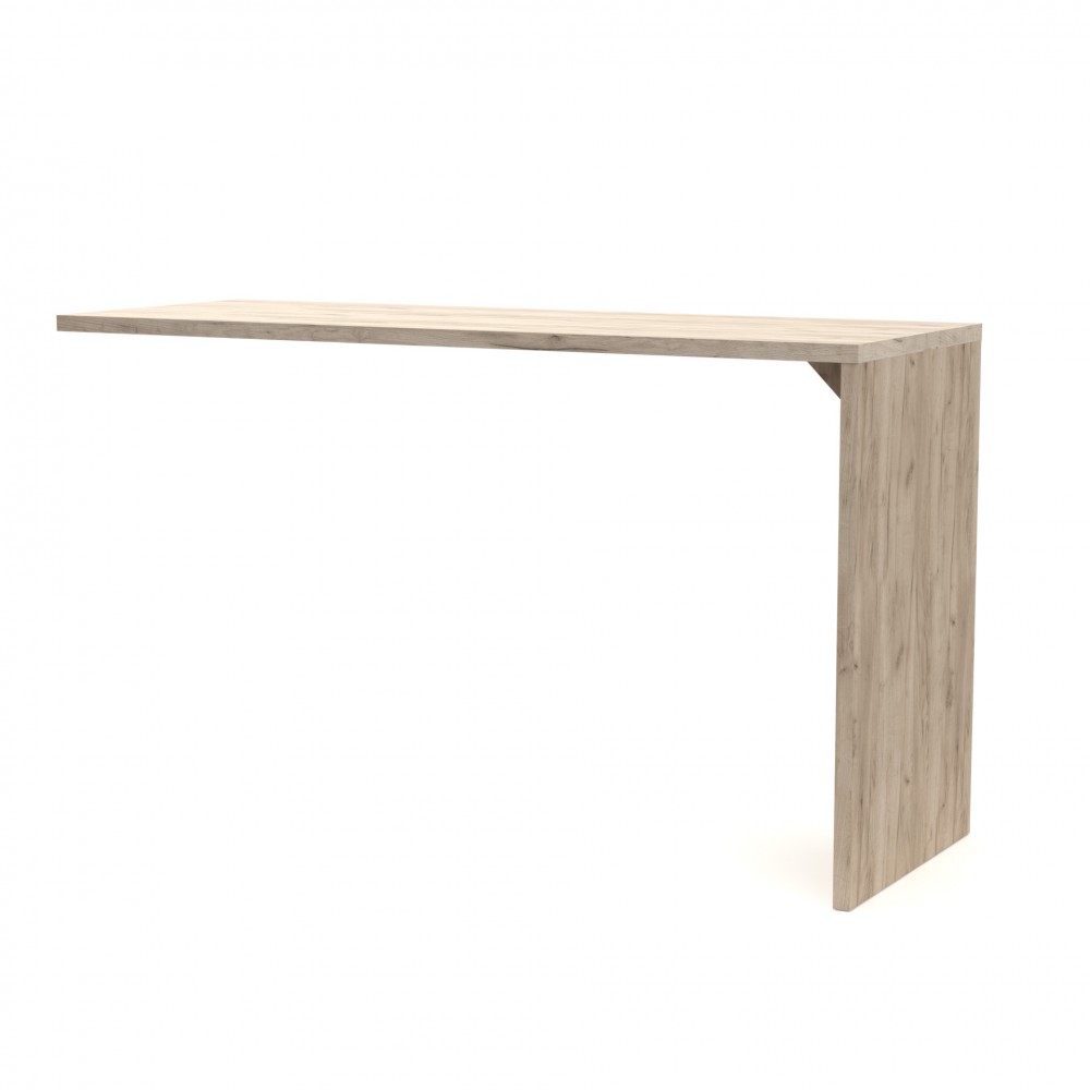 Βοηθητικό τραπέζι “CHARLOTTE” σε χρώμα δρυς 150x55x88