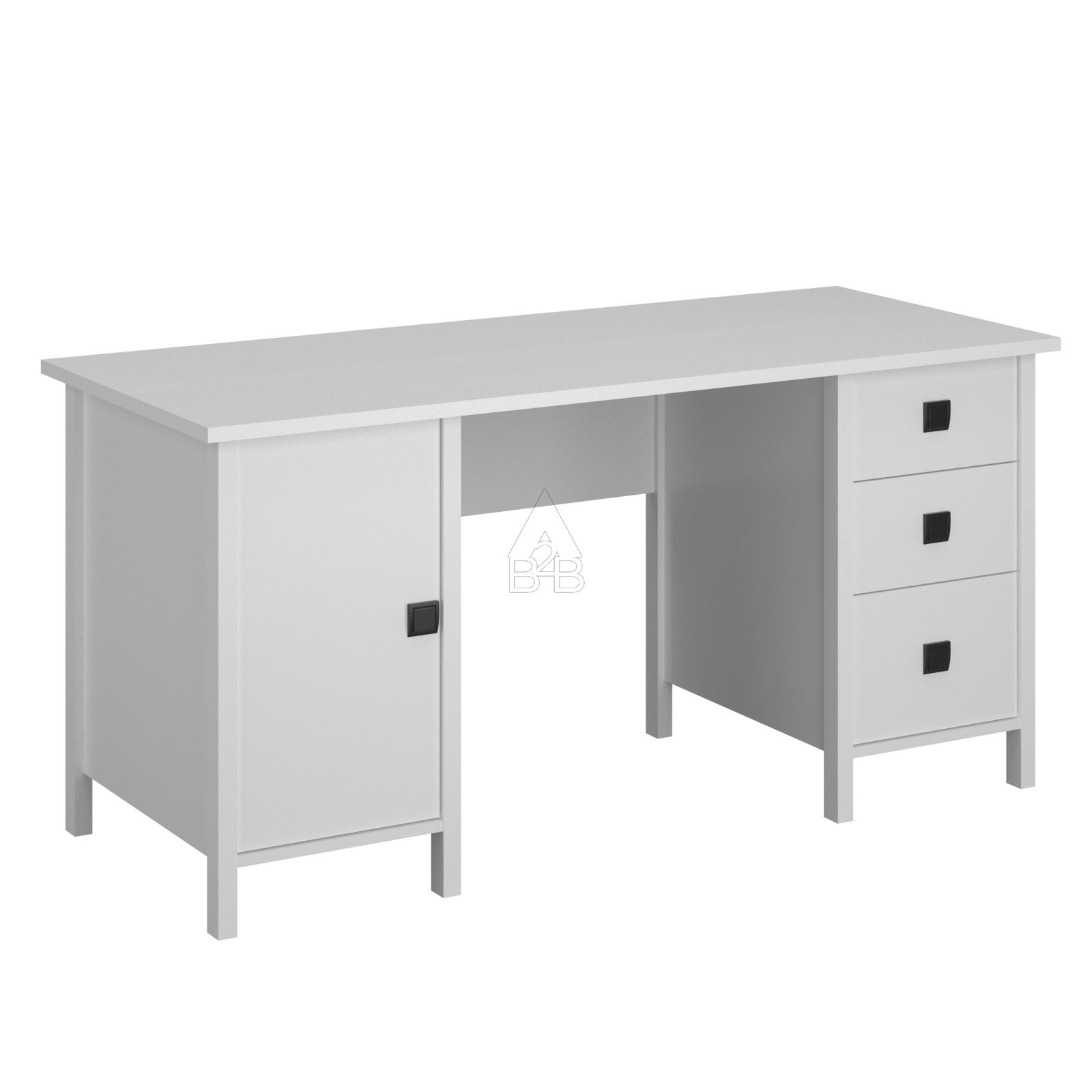 Γραφείο “MAROCCO” σε λευκό χρώμα 155x55x75