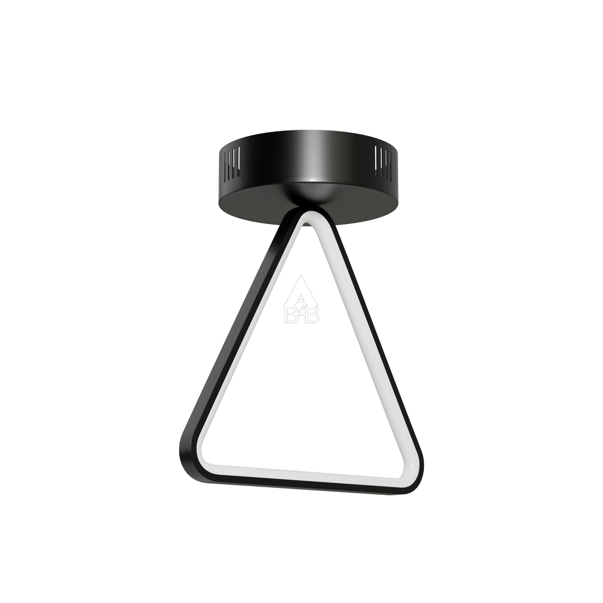 Φωτιστικό οροφής σε χρώμα μαύρο LED 13W 25x13x30