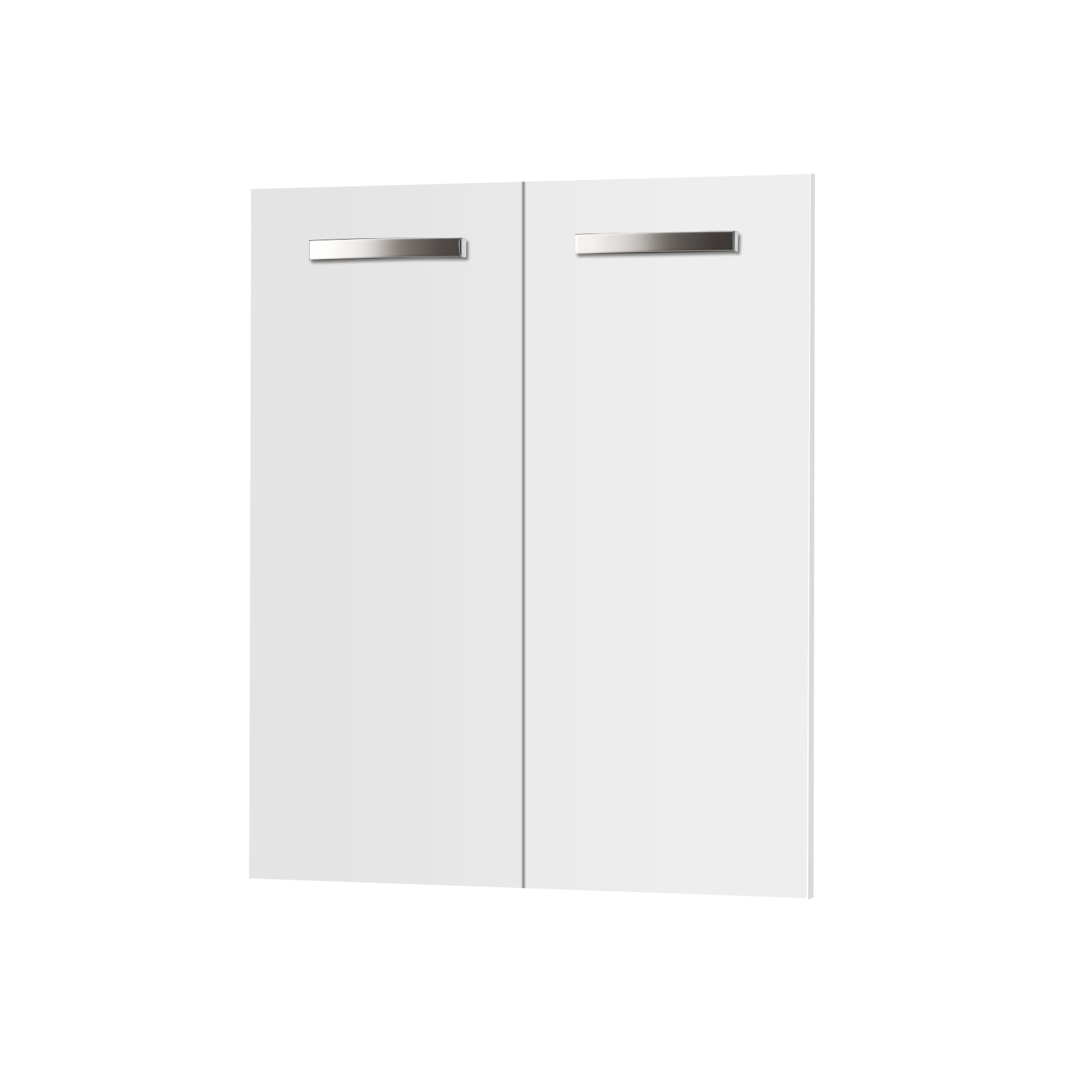 Κάτω πορτάκια “CHARLOTTE” 2 τμχ σε λευκό χρώμα 60×71.4×1.6