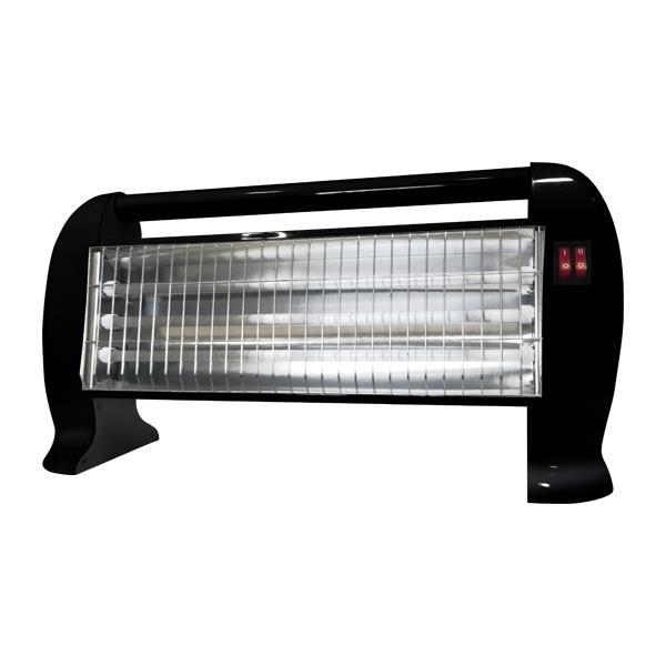 Θερμάστρα χαλαζία σε μαύρο χρώμα 1200W
