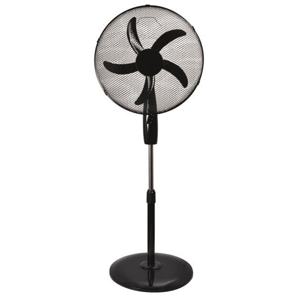 Ανεμιστήρας δαπέδου “COOL WAVE” σε χρώμα μαύρο Φ50×125 60W