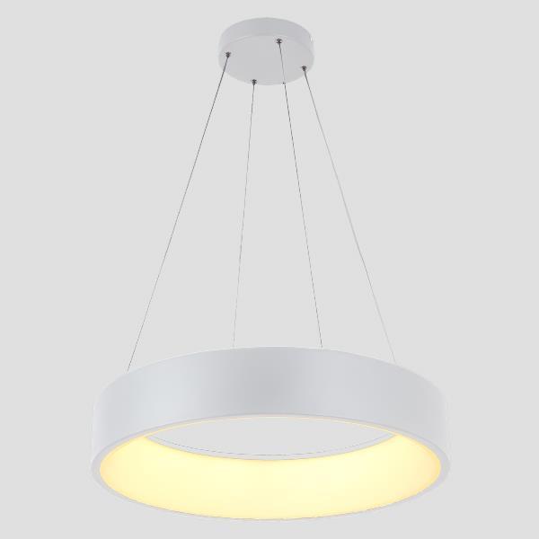 Φωτιστικό στρόγγυλο σε χρώμα λευκό LED 30W 3000Κ Φ45x15