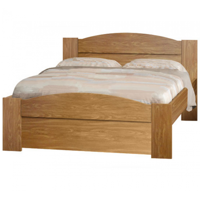 Κρεβάτι "ΚΥΜΑ" διπλό σε χρώμα ανιγκρέ 140x190