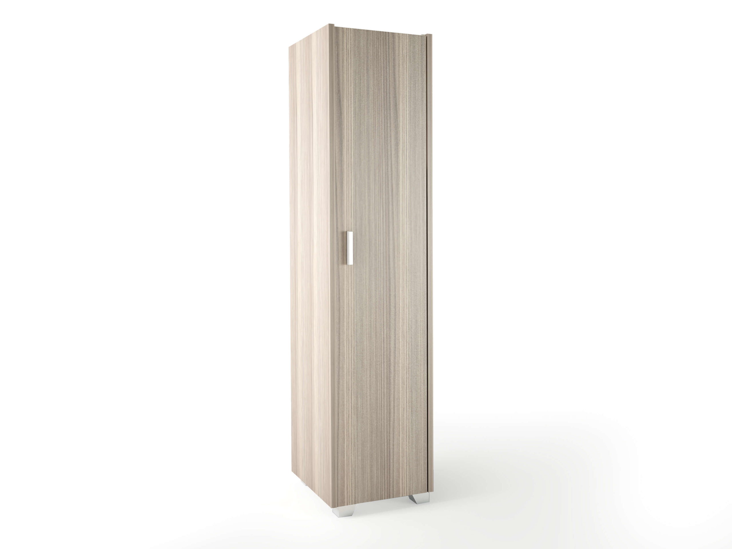 Ντουλάπα μονόφυλλη σε σταχτί χρώμα 48x50x180