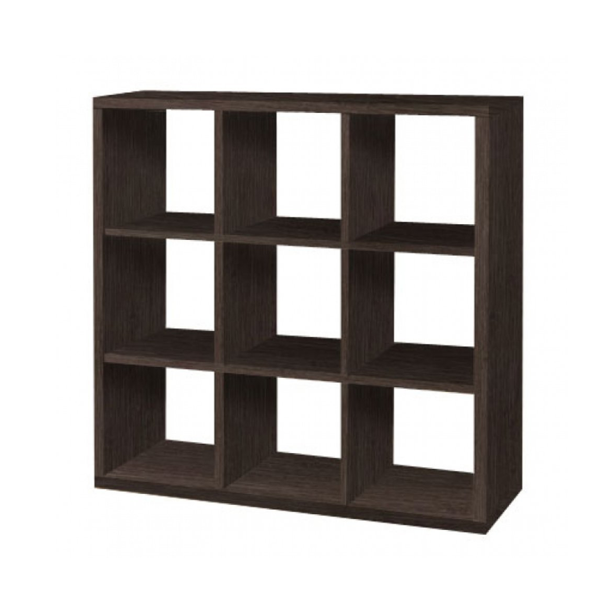 Βιβλιοθήκη με κύβους 3×3 σε βέγγε χρώμα 110x35x110