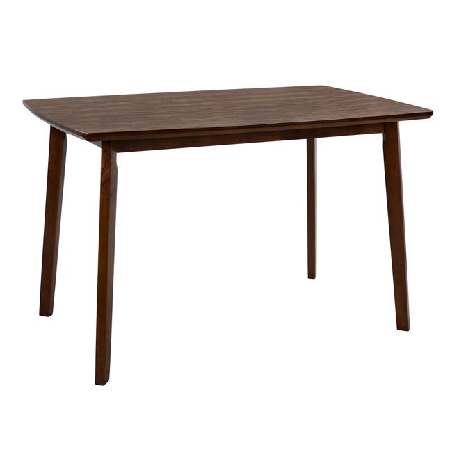 Τραπέζι ξύλινο σε χρώμα καρυδί 120x75x76