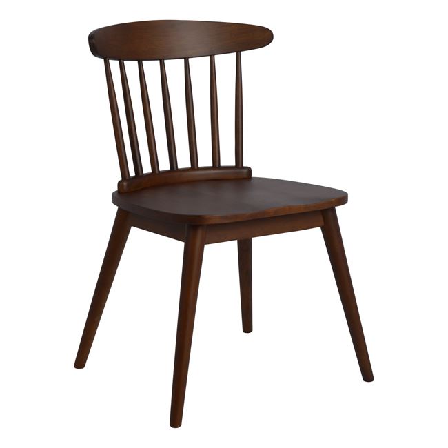Καρέκλα «MARINI» ξύλινη σε χρώμα καρυδί 56,5x50x80