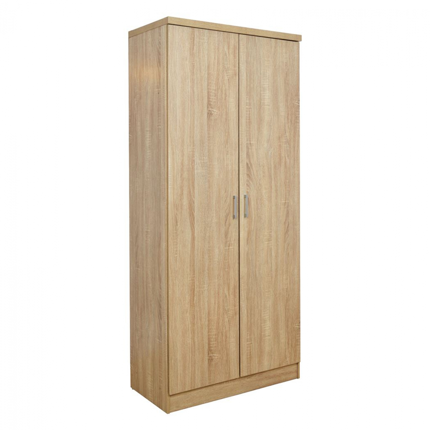 Ντουλάπα δίφυλλη σε χρώμα σονόμα 60x42x180