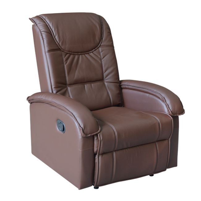 Πολυθρόνα μασάζ “RELAX” από PU σε χρώμα καφέ 80x96x97